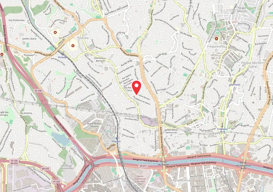 Localização da Shira Transportes na Rua Águas Claras, 12, Vila Pereira Cerca, São Paulo
